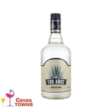 Tequila 100 años Blanco Agave Azul 700 ml - Cavas Towns
