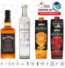 Cocktail Kit Alabama Slammer - 3 Mezcal Receta Recipe - Cavas Towns