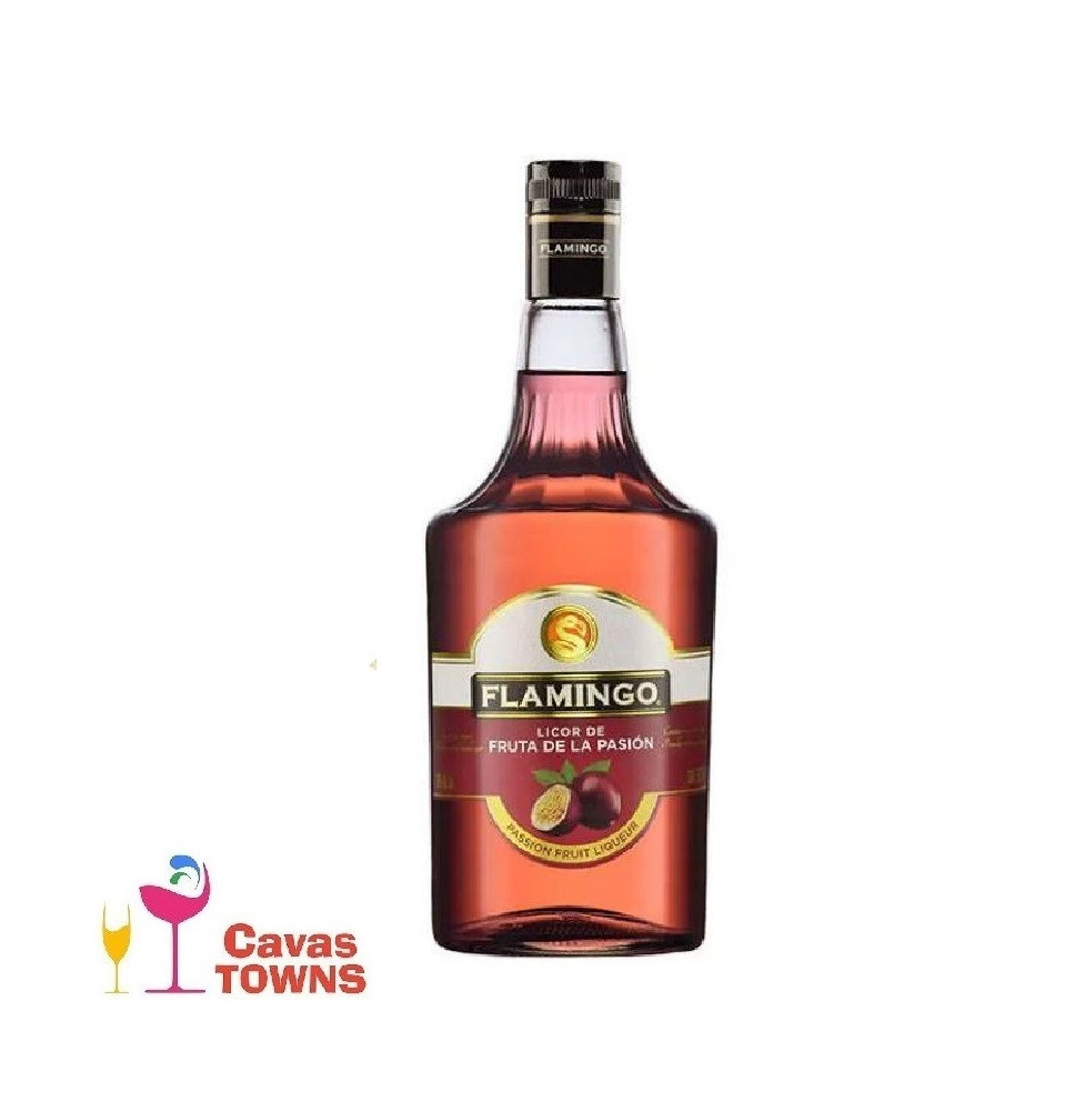 Licor Flamingo Fruta Pasion 1L - Cavas Towns Licor Flamingo Fruta Pasion 1L - Cavas Towns