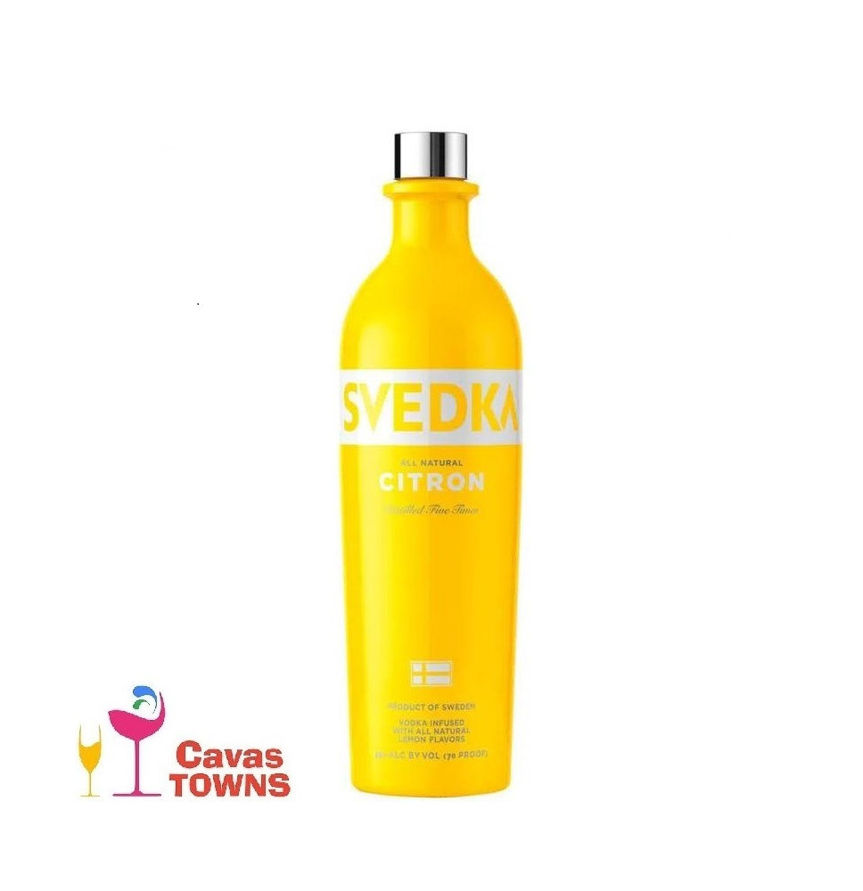 Vodka Svedka Citron 750 ml - Cavas Towns