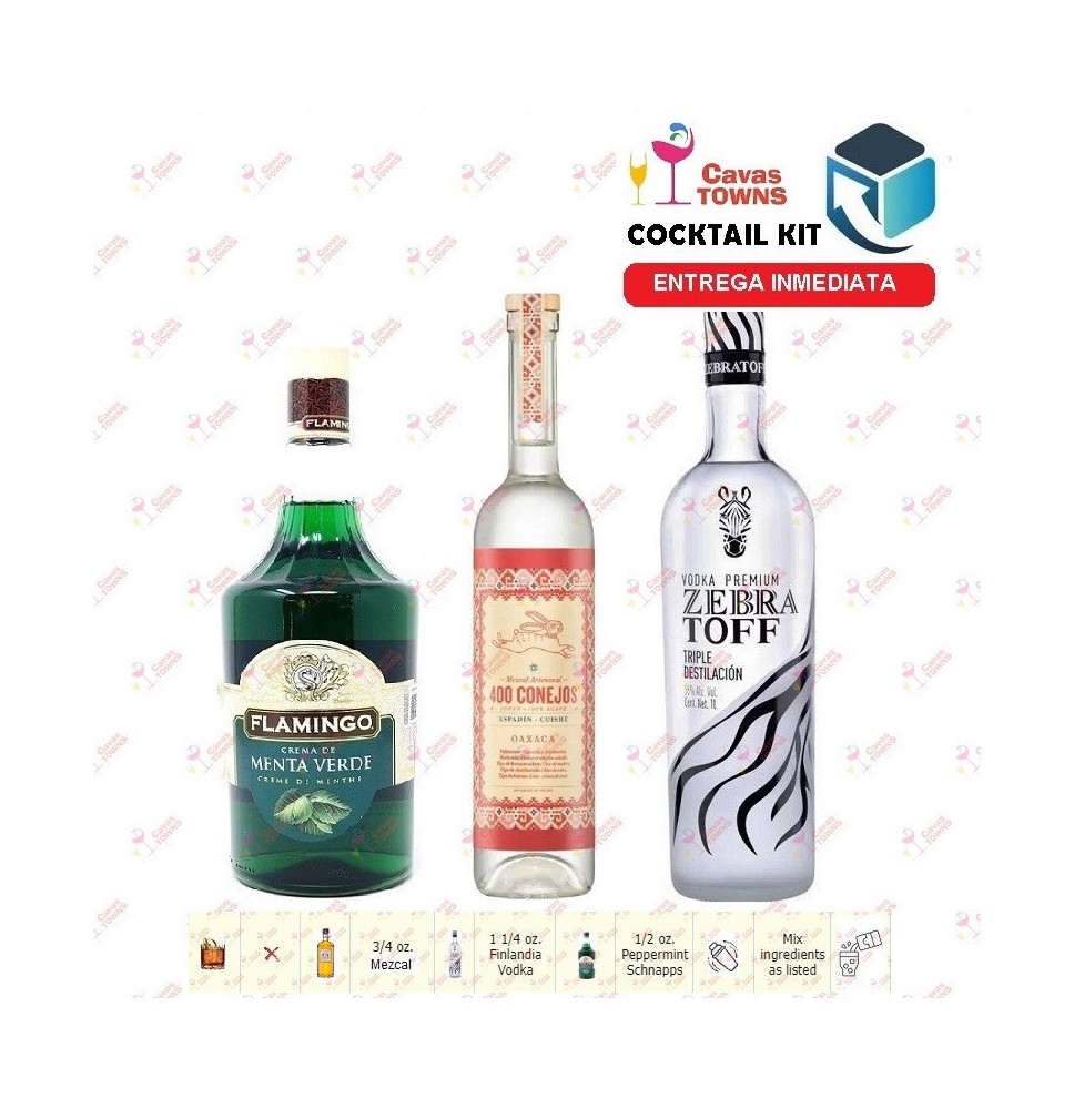 Cocktail Kit Guillotine Mezcal Receta Recipe - Cavas Towns