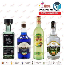 Cocktail Kit Blue Sunrise Mezcal Receta Recipe - Cavas Towns