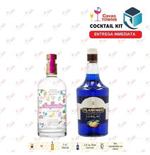 Cocktail Kit Blue Popper Mezcal Receta Recipe - Cavas Towns