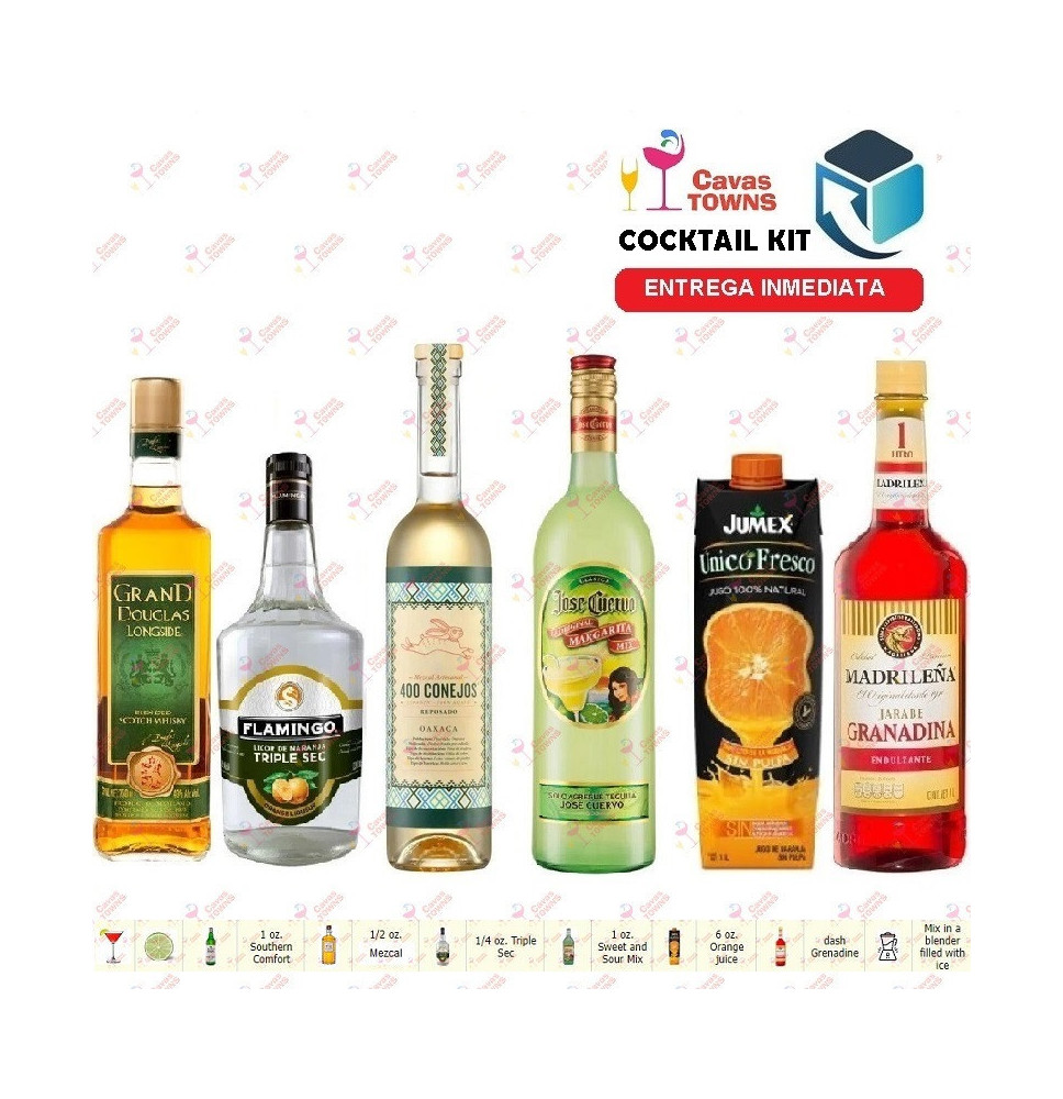 Cocktail Kit Blitz Mezcal Receta Recipe - Cavas Towns
