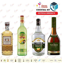 Cocktail Kit Bitter Citrus - 2 Mezcal Receta Recipe - Cavas Towns