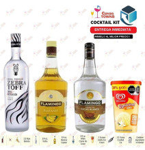 Cocktail Kit Banana Banshee (Screaming) Receta Recipe - Cavas Towns