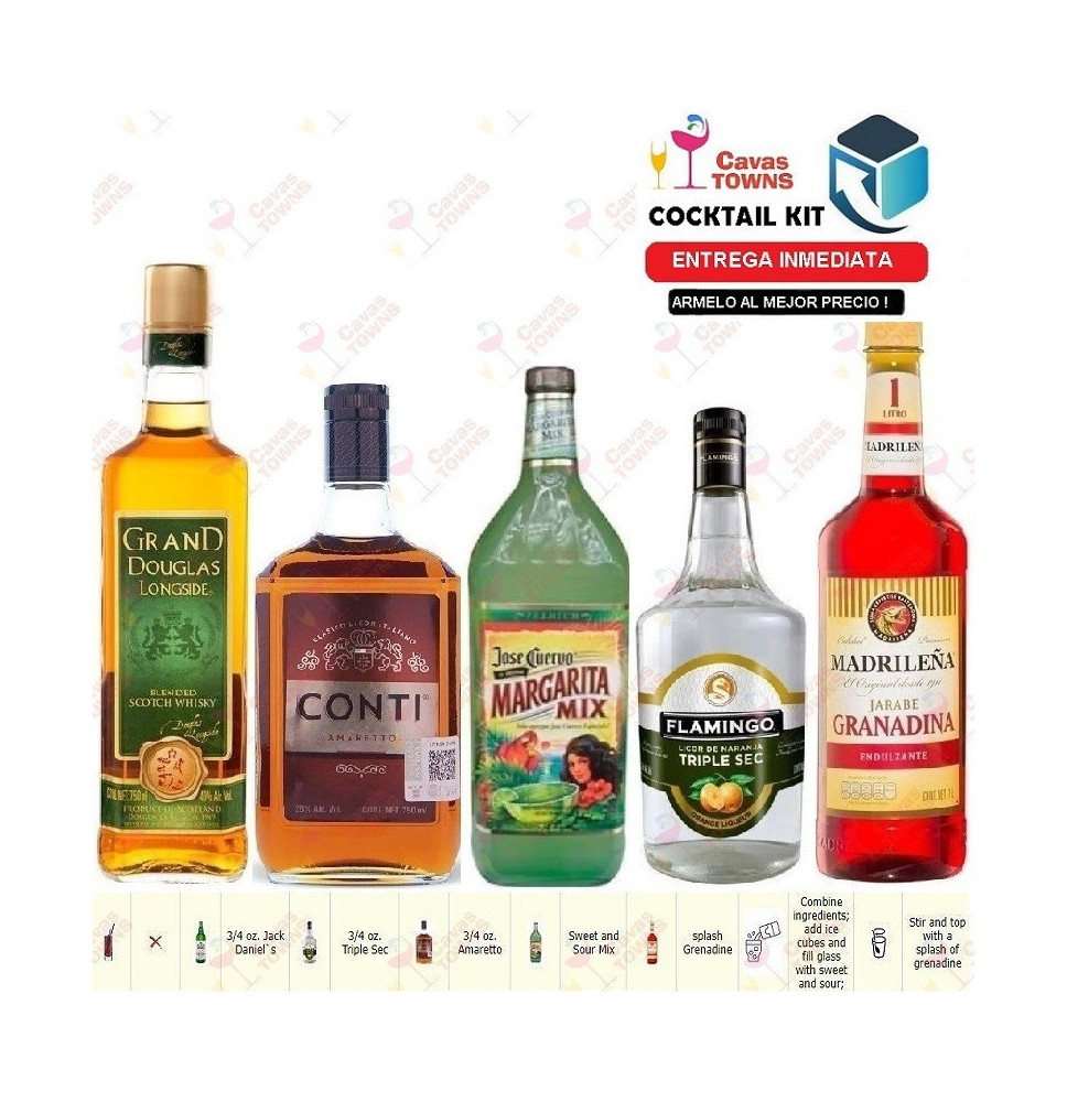 Cocktail Kit Billy Jack - 2 Receta Recipe - Cavas Towns Cocktail Kit Billy Jack - 2 Receta Recipe - Cavas Towns