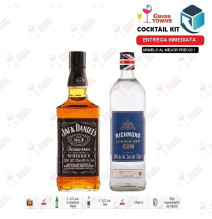 Cocktail Kit Black Hawk - 2 Receta Recipe - Cavas Towns