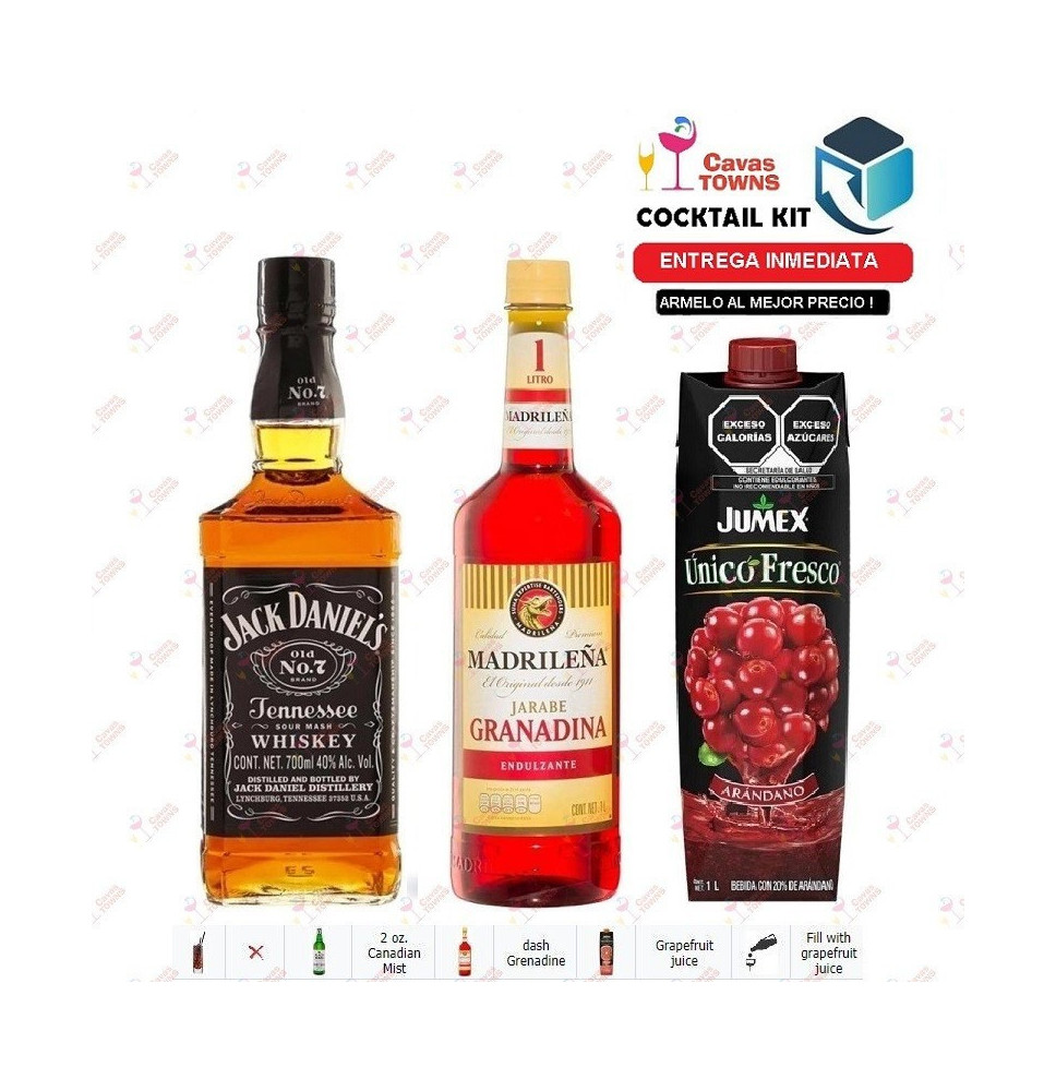 Cocktail Kit Blinker - 2 Receta Recipe - Cavas Towns Cocktail Kit Blinker - 2 Receta Recipe - Cavas Towns