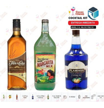 Cocktail Kit Blue Passion Receta Recipe - Cavas Towns