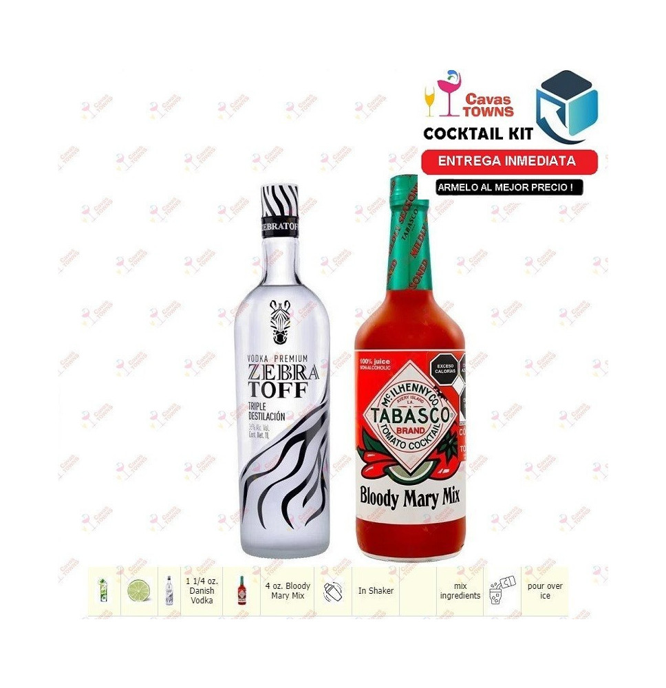 Cocktail Kit Danish Mary - 2 Receta Recipe - Cavas Towns Cocktail Kit Danish Mary - 2 Receta Recipe - Cavas Towns