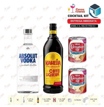 Cocktail Kit Dirty Mother Tall White Russian Receta Recipe - Cavas Towns