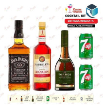 Cocktail Kit Jack Daniel's Blackberry Jack Receta Recipe - Cavas Towns