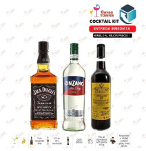 Cocktail Kit Manhattan Dry Receta Recipe - Cavas Towns