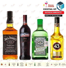 Whisky Jack Daniels Cocktail Kit Caracas Manhattan Receta Recipe - Cavas Towns