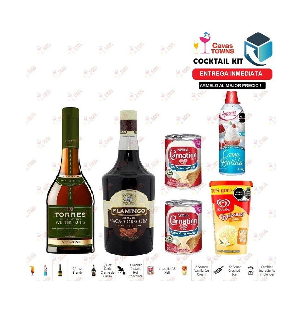 Brandy Torres Cocktail Kit Frozen Brandy Chocolate Alexander Receta Recipe - Cavas Towns Brandy Torres Cocktail Kit Frozen Brandy Chocolate Alexander Receta Recipe - Cavas Towns