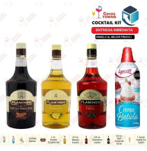 Licor De Cacao Oscura Flamingo 1 L - Cavas Towns