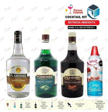 Licor De Cacao Oscura Flamingo 1 L - Cavas Towns