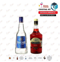 Licor De Fresa Flamingo - 1 L - Cavas Towns