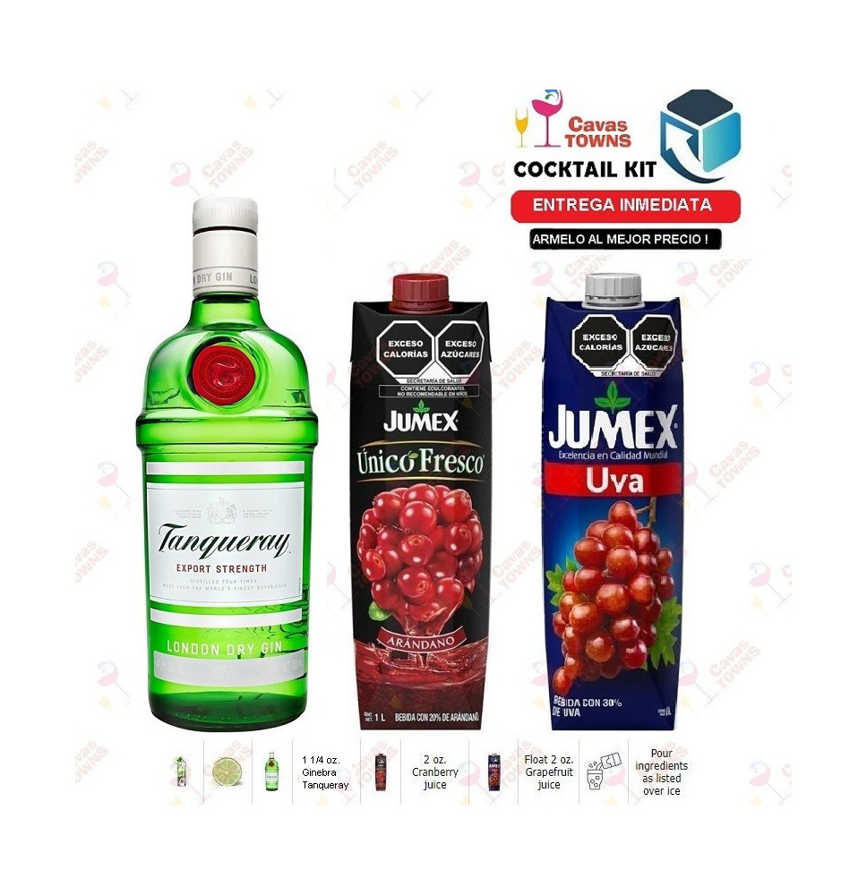 Ginebra Tanqueray Cocktail Kit Arizona Mud - 2 Receta Recipe - Compara Precios de Vinos y Licores TRITRAGO.ORG